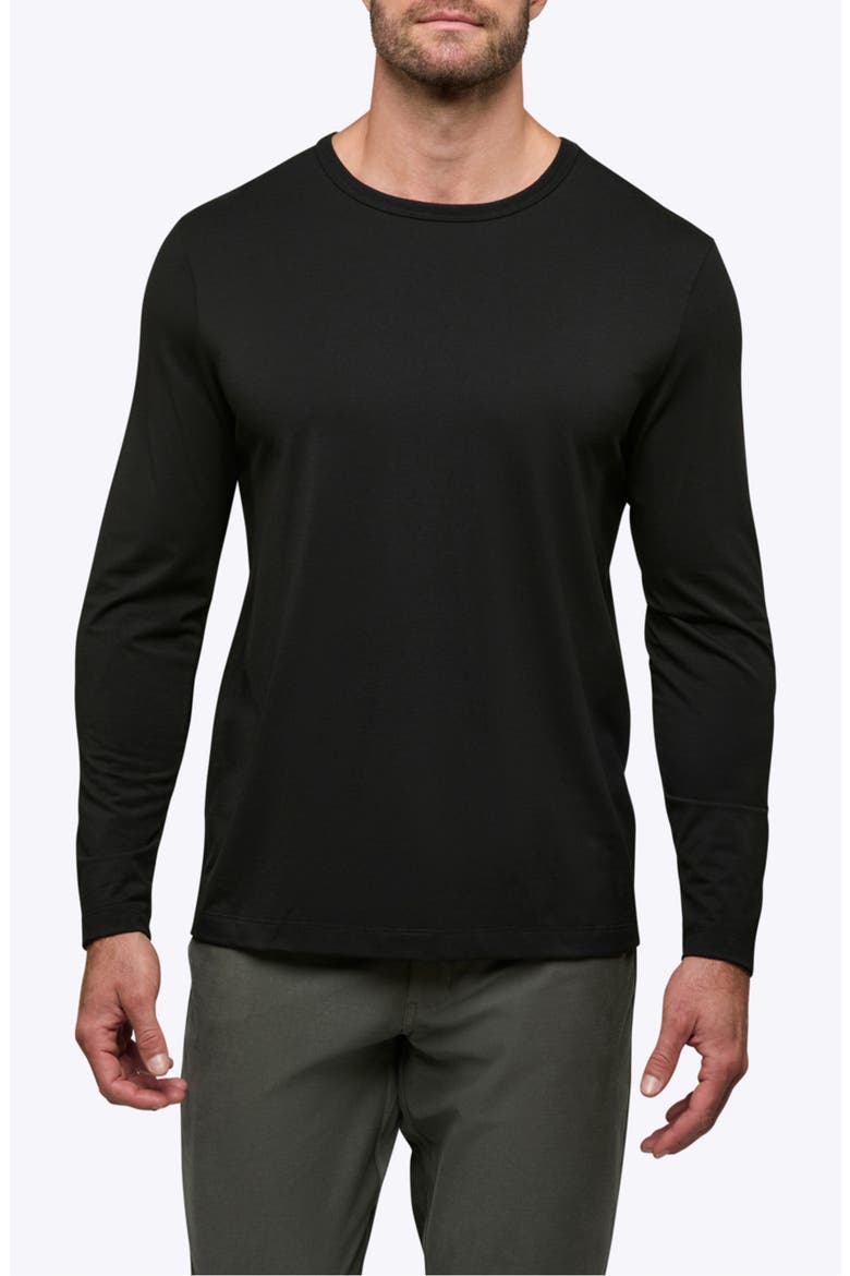 AO Long Sleeve Forever T-Shirt, Main, color, BLACK