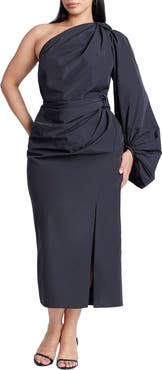 ELOQUII One Shoulder Dress