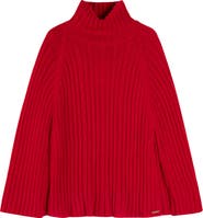 Lauren Ralph Lauren knit cable cape