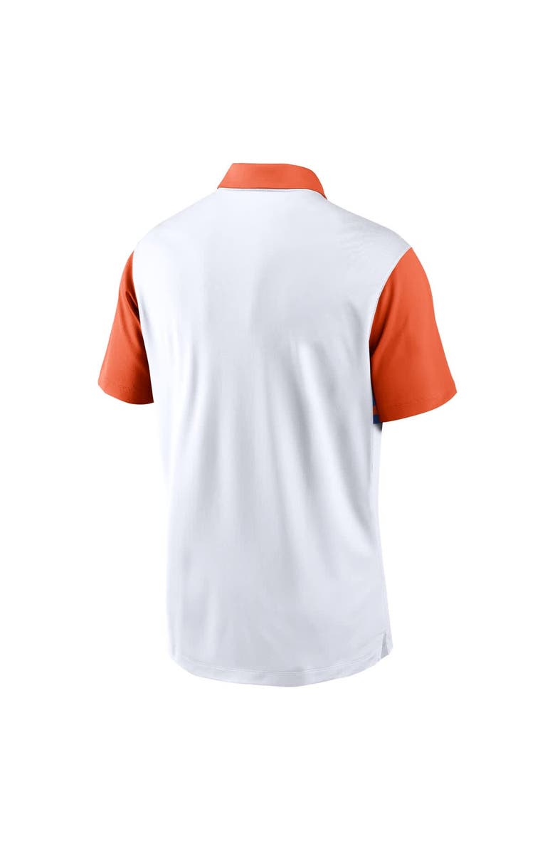 Jordan Brand Men's Jordan Brand White/Orange Florida Gators Athletic Prep Alt Logo Vapor Performance Polo, Alternate, color, 
