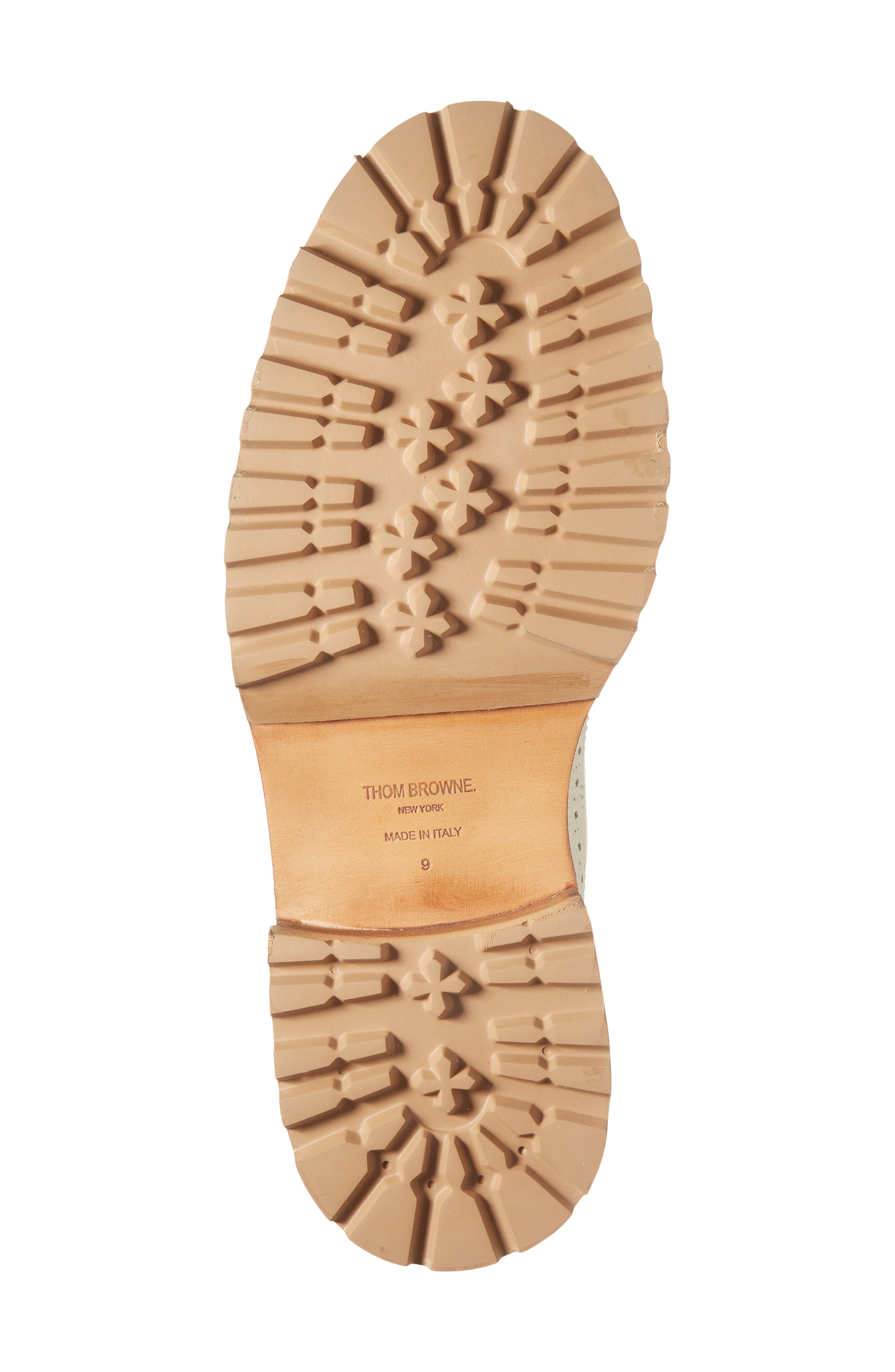 Thom Browne Longwing Lug Sole Boot, Alternate, color, Khaki