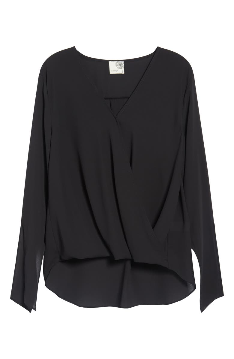 Everleigh Surplice Neck Top, Alternate, color, 