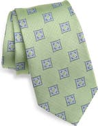 Nordstrom Check Jacquard Silk Tie
