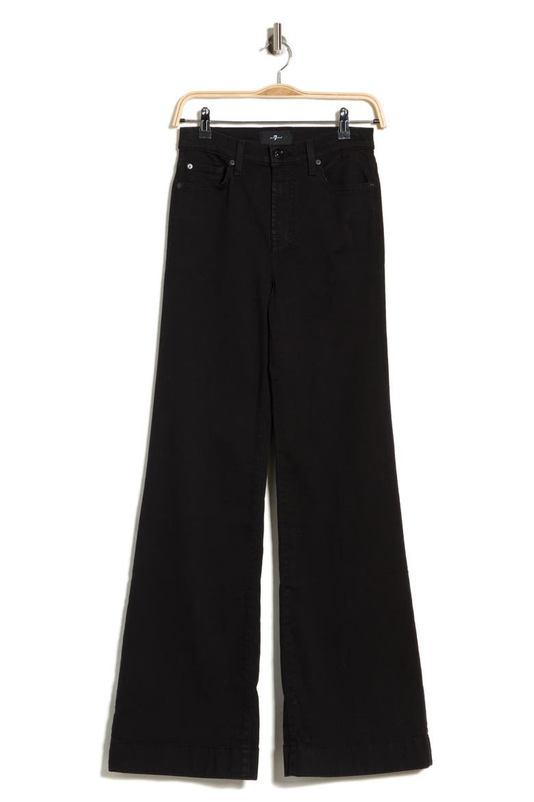 Modern Dojo High Waist Flare Jeans, Main, color, NIGHT BLACK