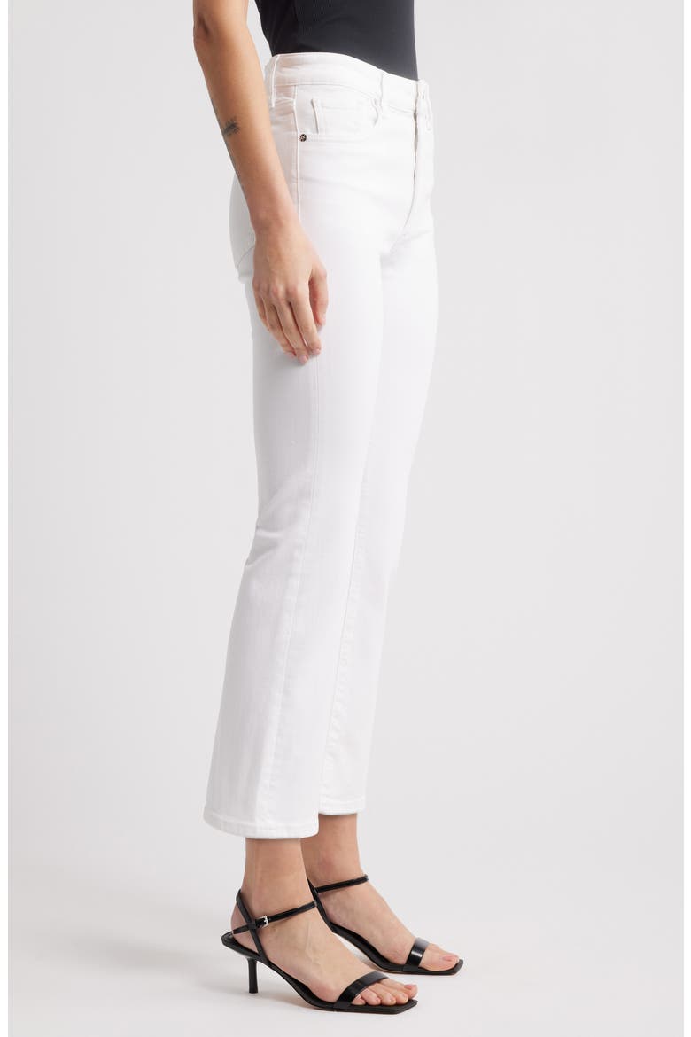 The Reboot High Waist Ankle Bootcut Jeans, Alternate, color, WHITE