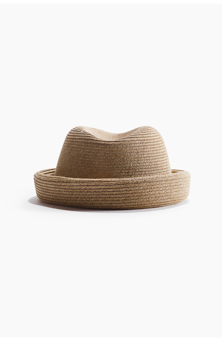 H&M Straw Hat, Main, color, Beige