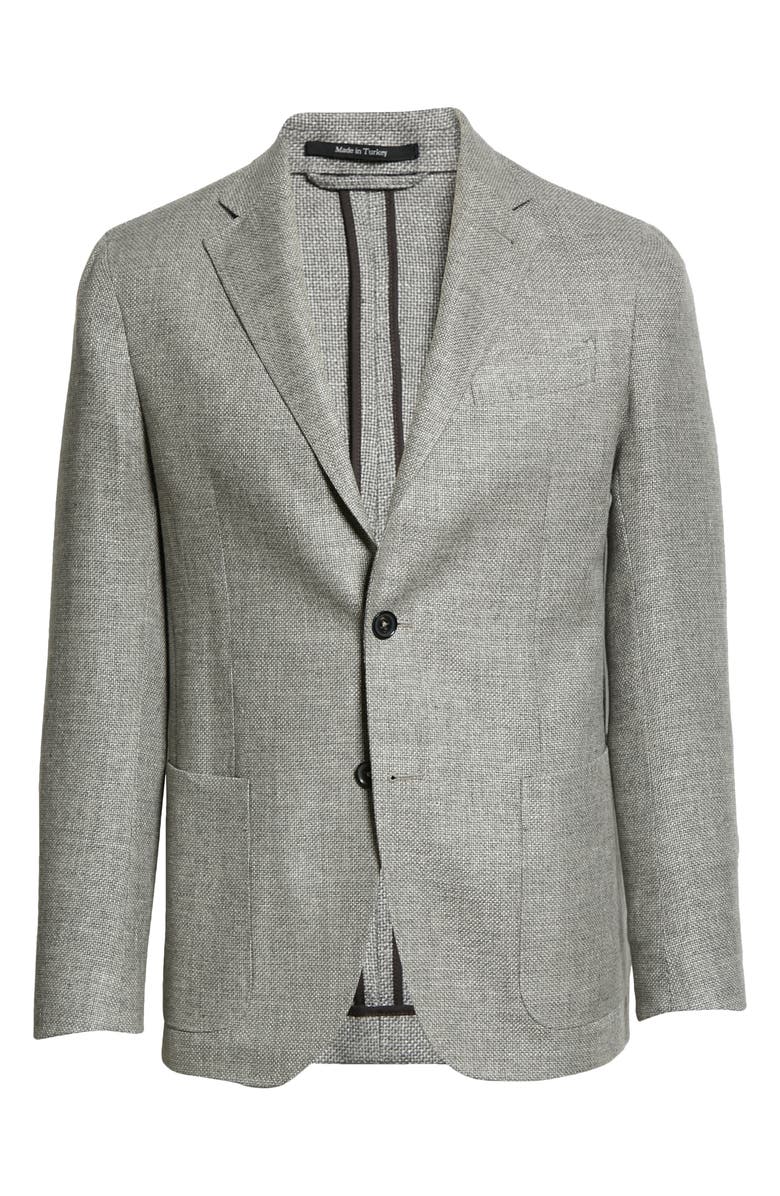 ZEGNA Wool & Linen Sport Coat, Alternate, color, 