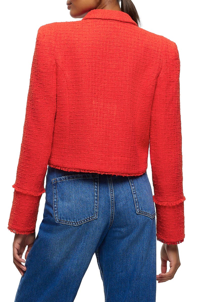 River Island Trophy Bouclé Blazer, Alternate, color, 