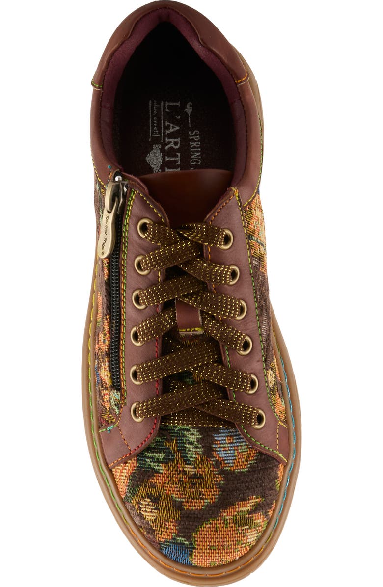 L'Artiste by Spring Step Danli Sneaker, Alternate, color, Brown Multi