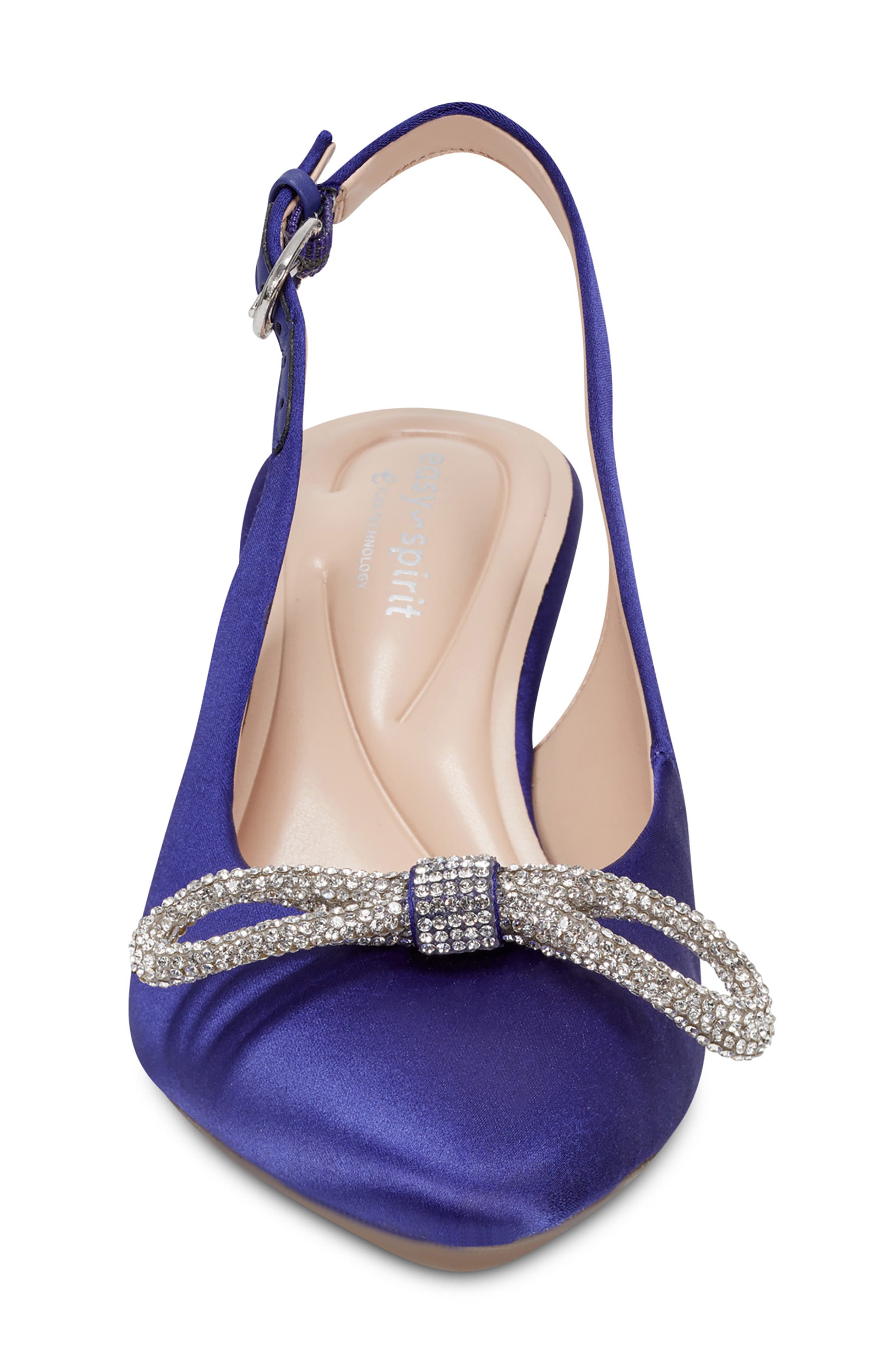 Easy Spirit Roxanne Slingback Pointed Toe Pump, Alternate, color, Dbl01
