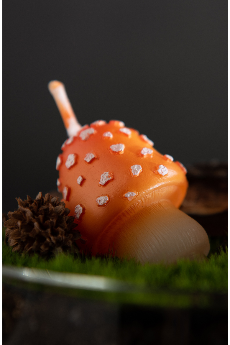 Mini Mushroom Candle Set, Alternate, color, Red With White Spots