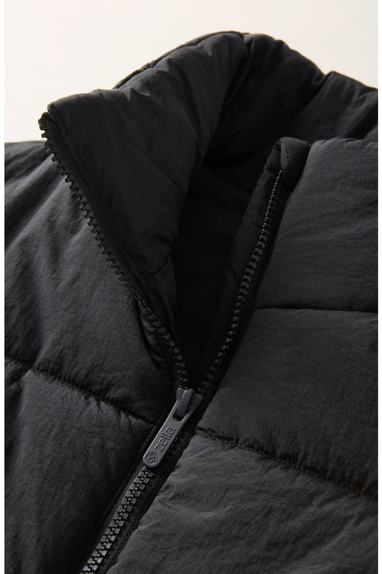 Kids' Layer Up Puffy Vest, Alternate, color, BLACK
