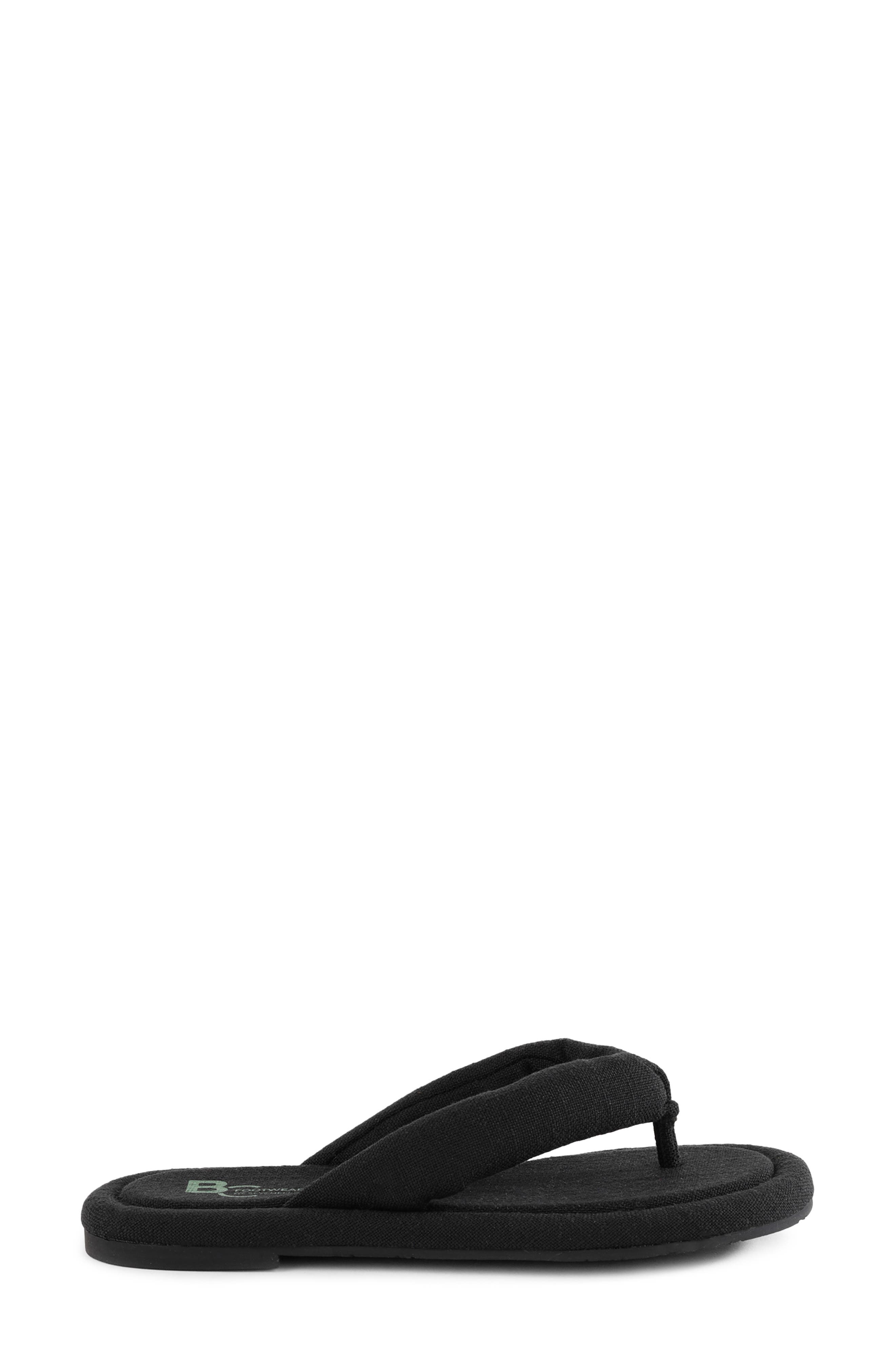 BC Footwear Flipside Flip Flop, Alternate, color, Black