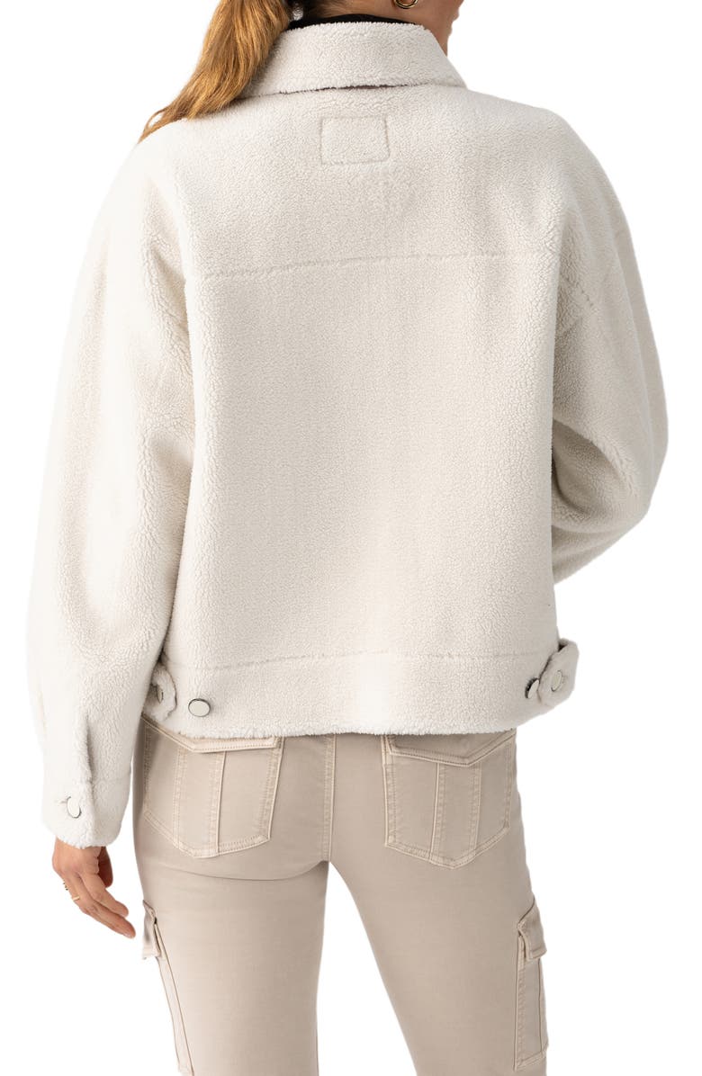 Sanctuary Cozy High Pile Fleece Shirt Jacket, Alternate, color, 