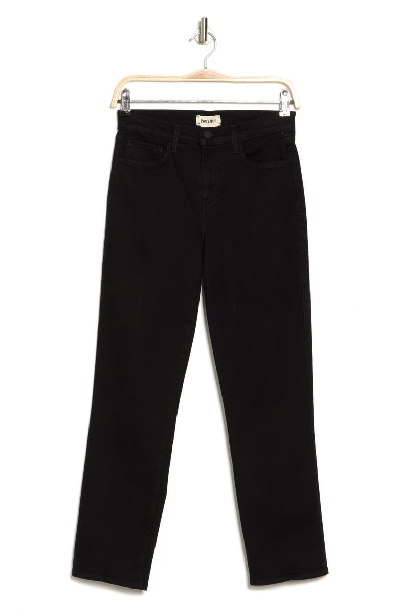 L'AGENCE Alexia High Waist Ankle Straight Leg Jeans, Alternate, color, 