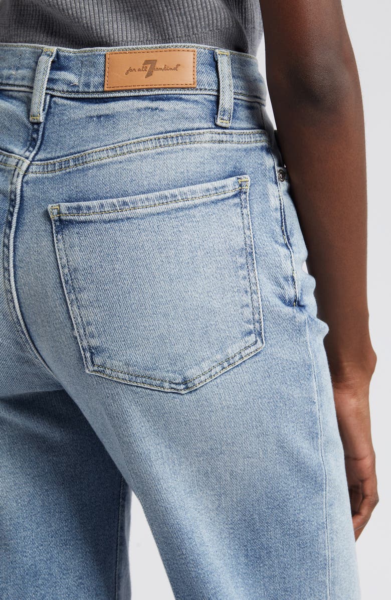 7 For All Mankind Jo Ultra High Rise Wide Leg Jeans, Alternate, color, Must