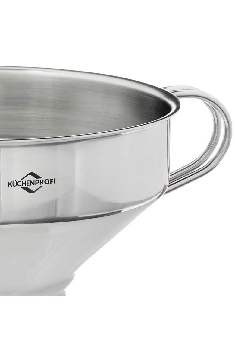 Kuchenprofi Funnel with Mesh Filter, Stainless Steel, 5-Inch Diameter, Alternate, color, Silver