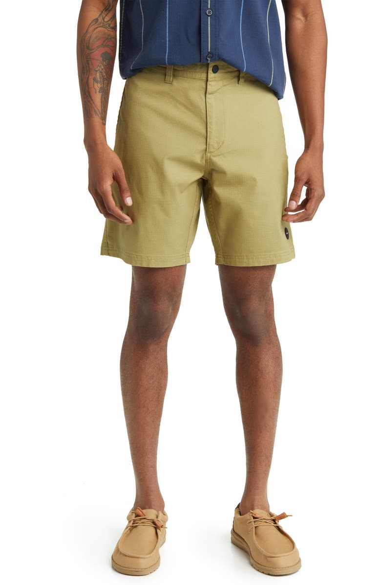 RVCA Cliffs 2 Hybrid Swim Shorts, Main, color, Avocado