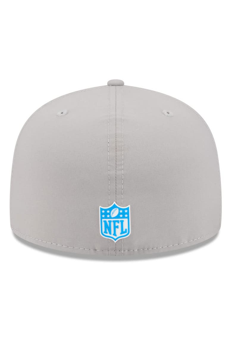 Men's New Era Gray Detroit Lions 2025 Sideline  59FIFTY Fitted Hat, Alternate, color, Gray
