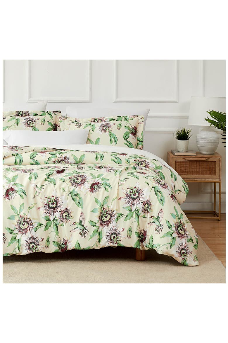 Duvet Cover & Pillow Sham Set, Alternate, color, CREAM