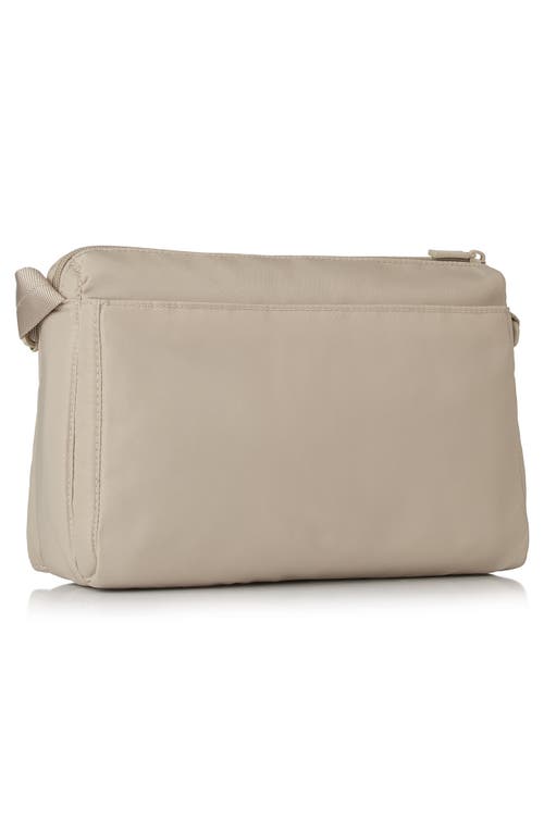 Hedgren Medium Eye Rfid Water Repellent Shoulder Bag In Cashmere Beige