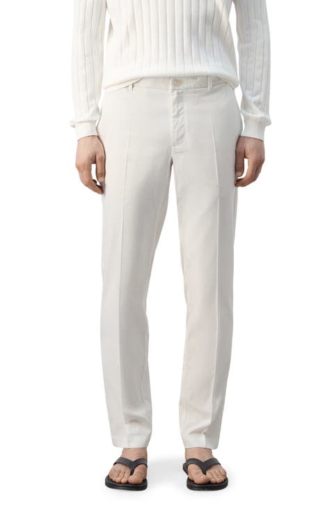 Regular Fit Pleat Front Pants