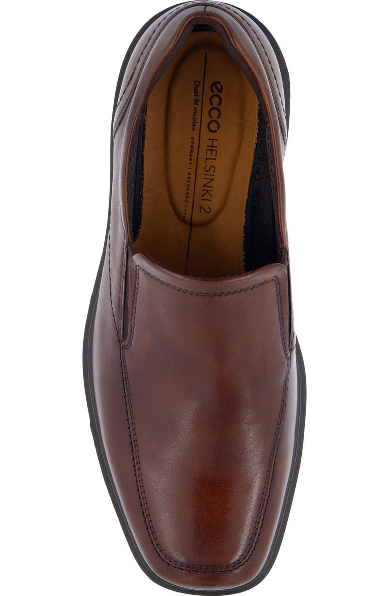 ECCO Helsinki 2.0 Apron Toe Leather Slip-On, Alternate, color, Cognac
