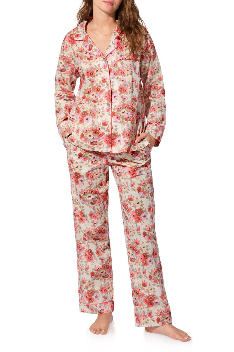 Cotton Lawn Pajamas, Main, color, MADELEINE