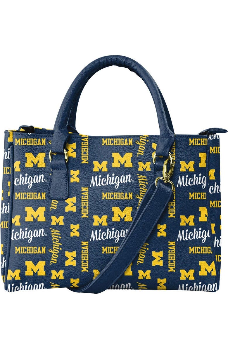 FOCO Michigan Wolverines Repeat Brooklyn Tote, Main, color,