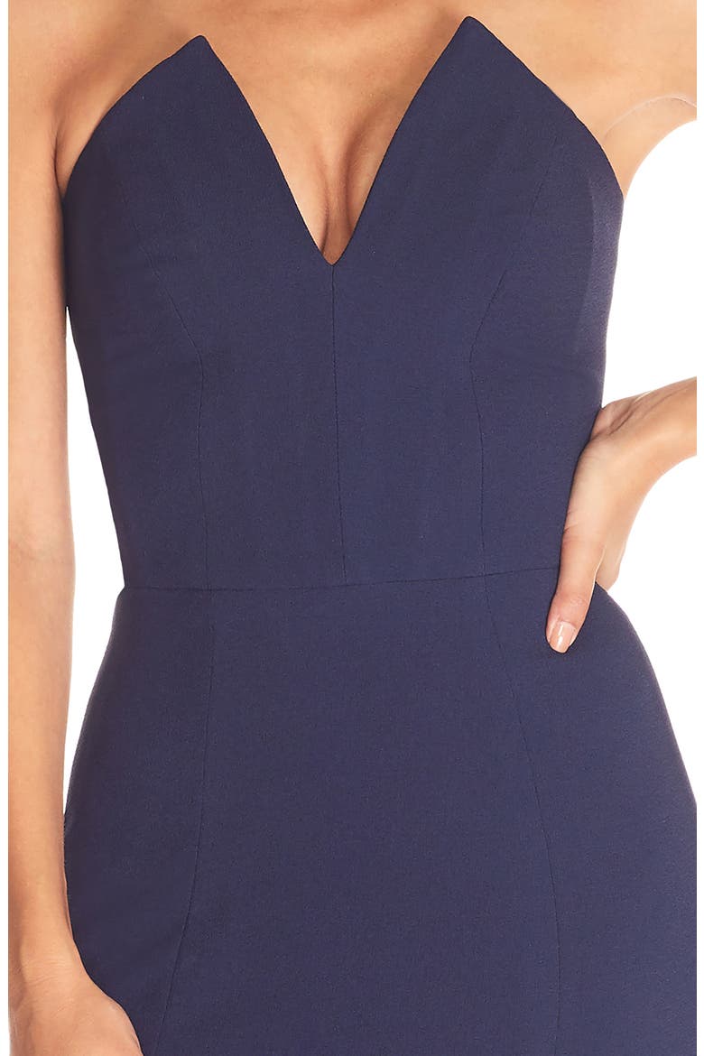 Fernanda Strapless Evening Gown, Alternate, color, MIDNIGHT BLUE