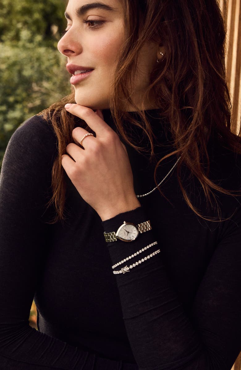 Citizen Rainell Classic Bracelet Watch, 31.3mm x 26mm, Alternate, color, Silver-Tone