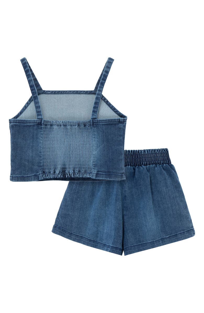 Habitual Kids Kids' Denim Tank & Shorts Set, Alternate, color, 