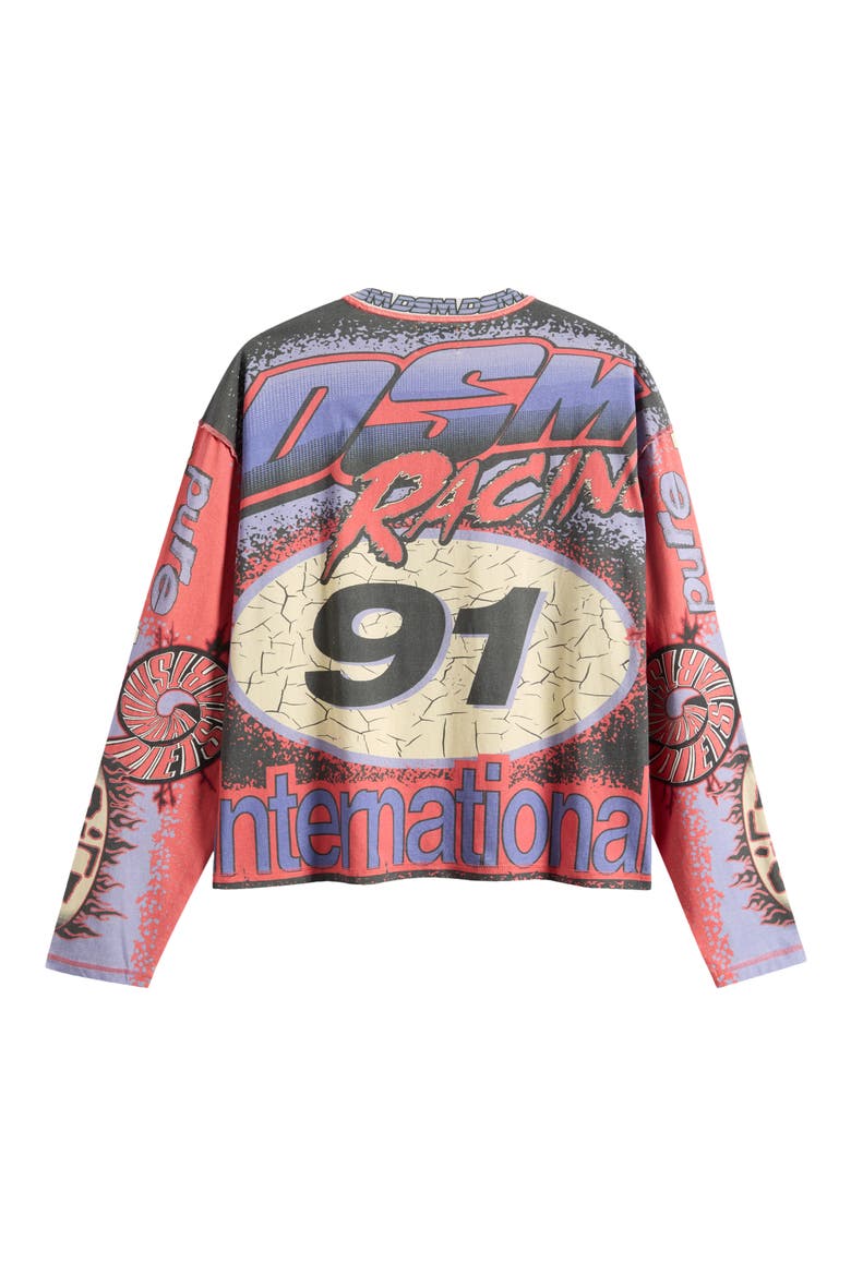 MX Racing Long Sleeve Graphic T-Shirt, Alternate, color, BLACK/RED/PURPLE