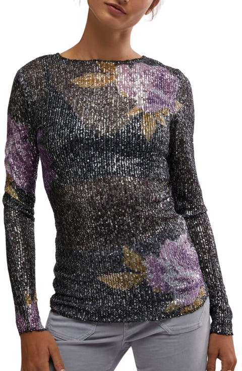 Gold Rush Sequin Top