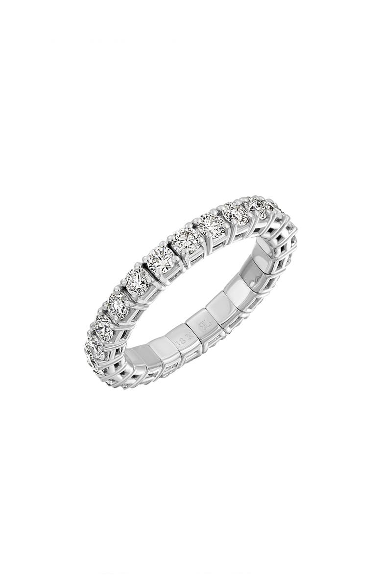 Bony Levy Diamond Stretch Ring, Main, color, 18Kw