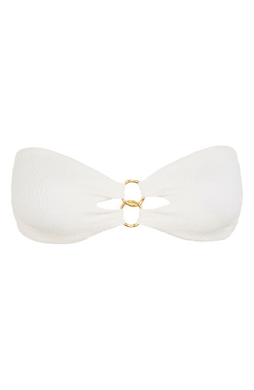 Vix Swimwear Firenze Jolie Bandeau Bikini Top In White