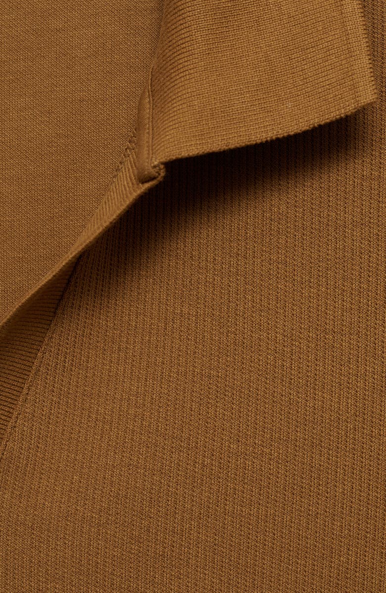 MANGO Ribbed Cotton Polo, Alternate, color,