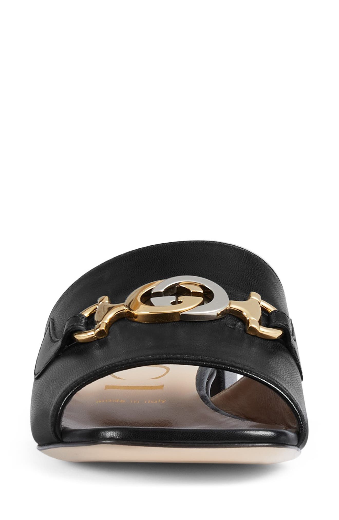 Gucci Zumi Slide Sandal, Alternate, color, 