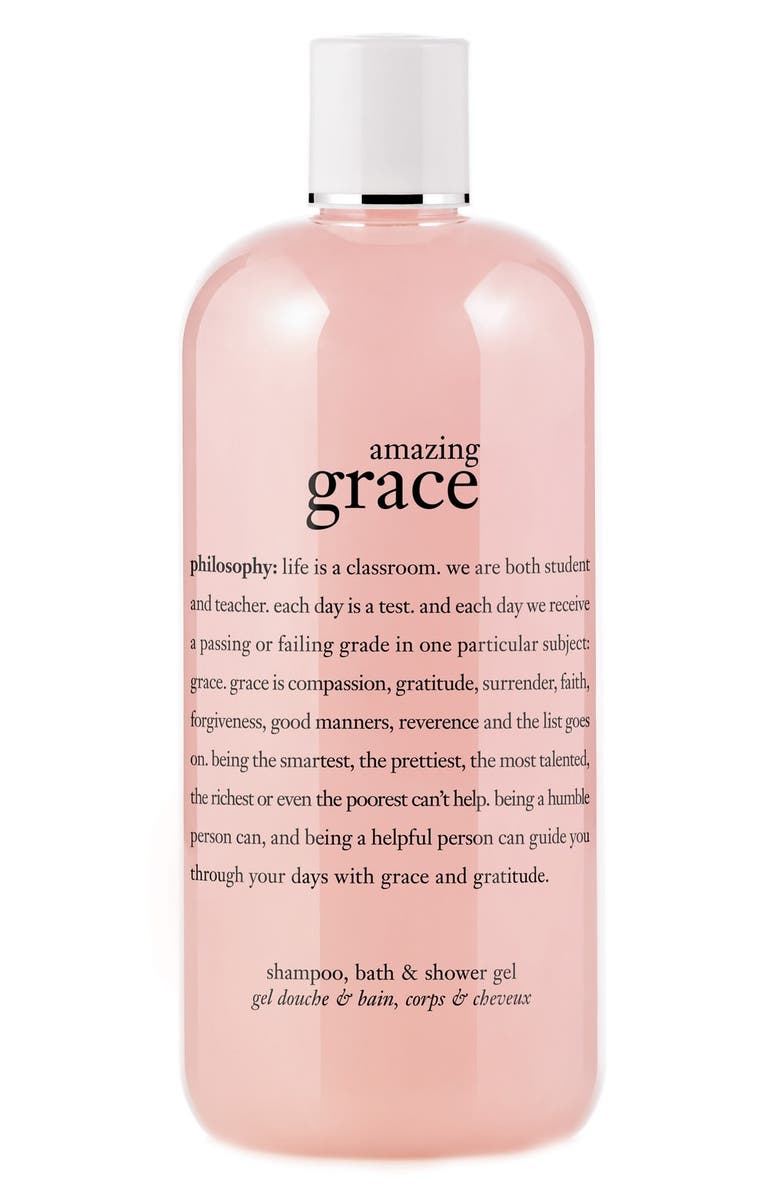 philosophy amazing grace 3-in-1 shampoo, bath & shower gel, Alternate, color,
