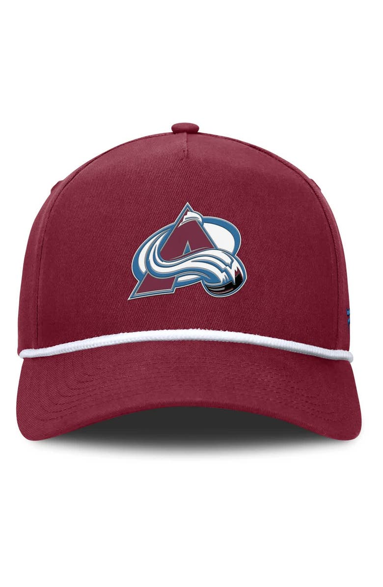 FANATICS Men's Fanatics Burgundy Colorado Avalanche Authentic Pro Rink Roper A-Frame Adjustable Hat, Alternate, color, Burgundy