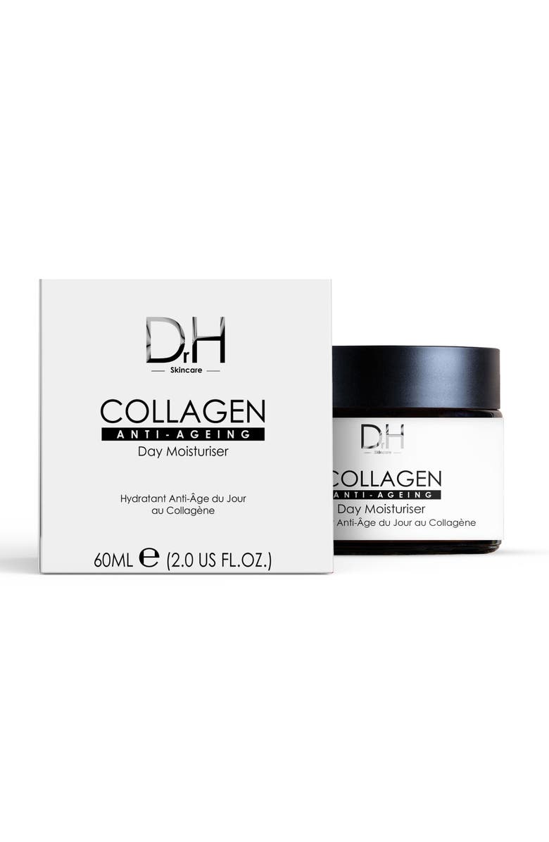 Dr H Collagen Anti-Ageing Day Moisturiser for Youthful & Hydrated Skin 60ml, Alternate, color, White
