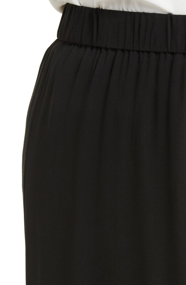 Eileen Fisher Wide Leg Slit Hem Ankle Pants, Alternate, color,