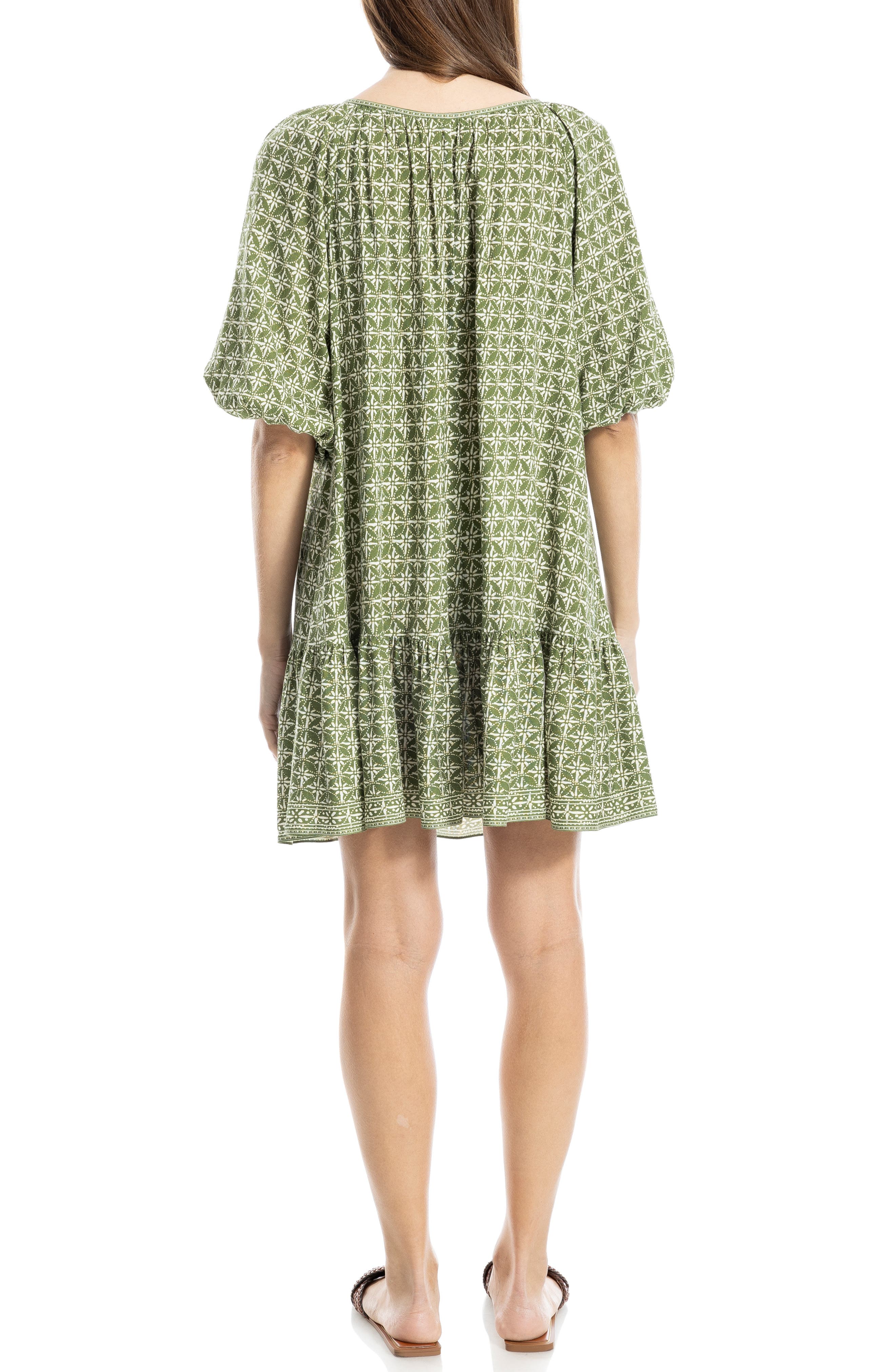Puff Sleeve Tunic Dress - image 4