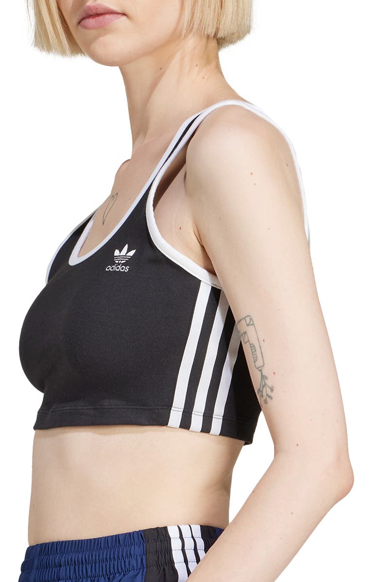 adidas Originals Crop Underwire Bra Top, Main, color, 