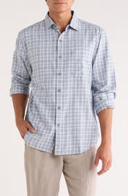 Tommy Bahama Mountain Mist Plaid Button-Up Shirt