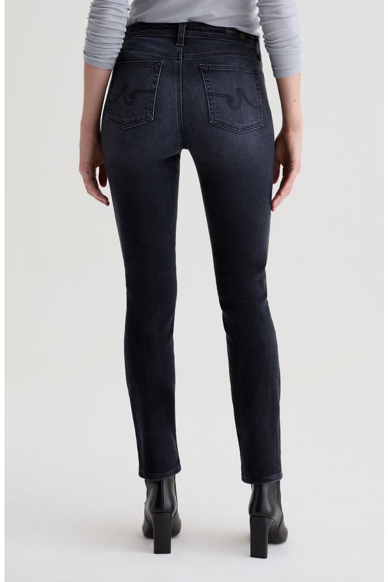 Mari Mid Rise Slim Straight Leg Jeans, Alternate, color, GLITCH