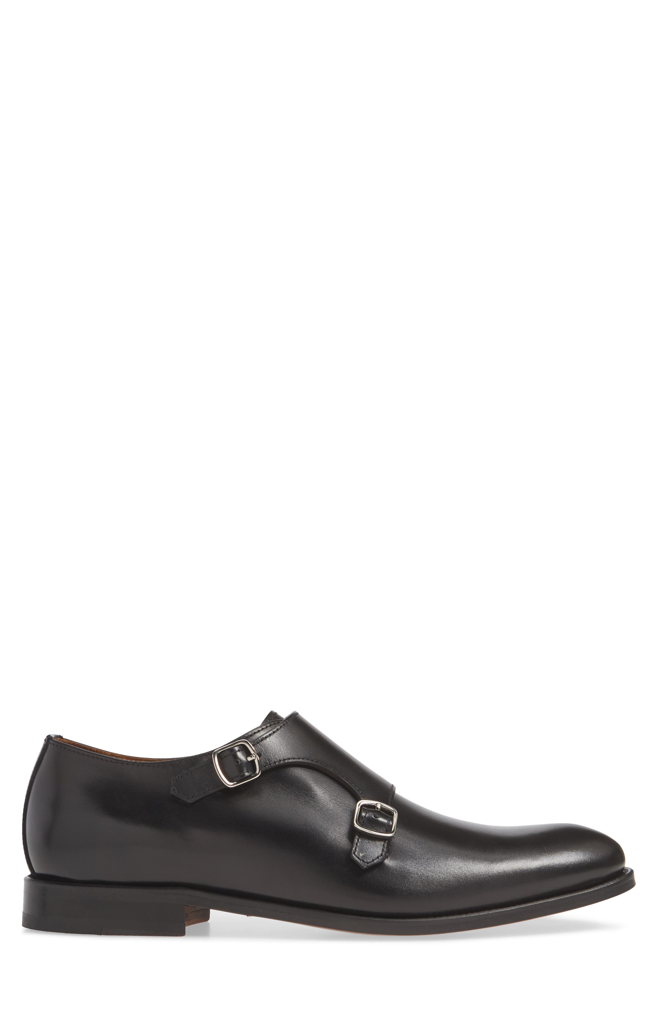 Jack Erwin Leroy Double Monk Strap Shoe, Alternate, color, 