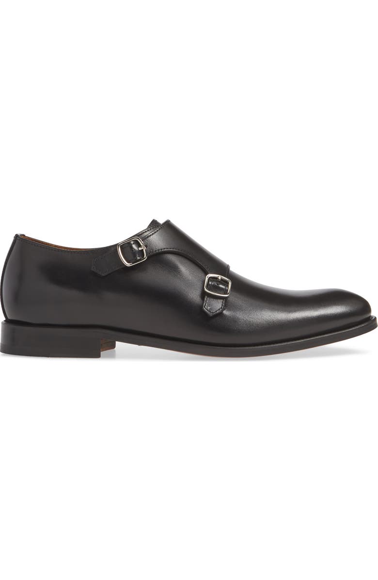 Jack Erwin Leroy Double Monk Strap Shoe, Alternate, color,