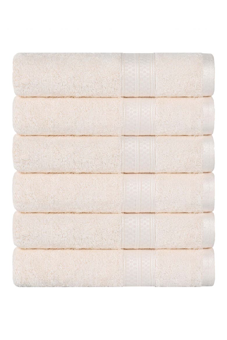 6-Pack Hand Towel Set, Main, color, IVORY
