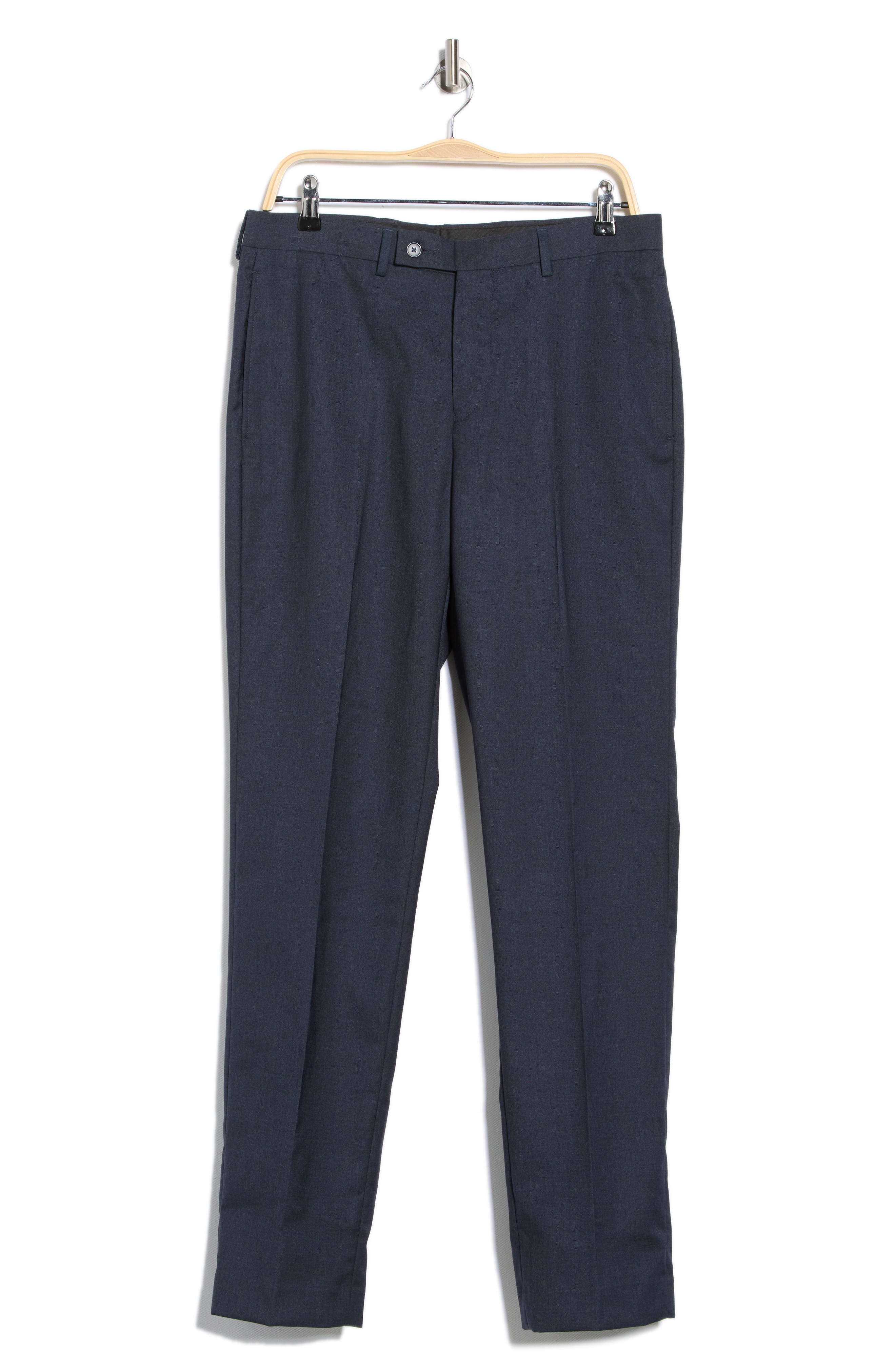 Calvin Klein Navy Flat Front Dress Pants